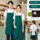 Water- And Oil-Resistant Western-Style Bib Apron