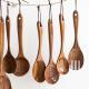 Long-handled Soup Spoon Wooden Strainer Non-stick Pot