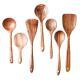 Long-handled Soup Spoon Wooden Strainer Non-stick Pot