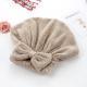 Bath And Dry Hair Cap Coral Fleece For Women