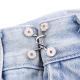Nail-free Elastic Waistband With Adjustable Metal Buckle