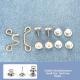 Nail-free Elastic Waistband With Adjustable Metal Buckle