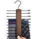 Thickened Solid Wood Non-Slip Underwear Hangers
