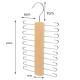 Thickened Solid Wood Non-Slip Underwear Hangers