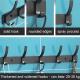 1pc Wall Mount Coat Rack - Thickened Clothe Hook. Bathroom Sticky Hook & Towel Clothe Wall Hanger. Iron Crafts For Wall Hanging.