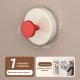 Suction-cup Walnut-grain Shelf Wall-mounted Adhesive Hook
