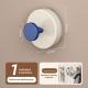 Suction-cup Walnut-grain Shelf Wall-mounted Adhesive Hook