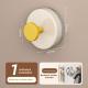 Suction-cup Walnut-grain Shelf Wall-mounted Adhesive Hook