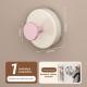 Suction-cup Walnut-grain Shelf Wall-mounted Adhesive Hook