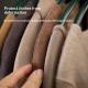 Household Solid-Colored Portable Plastisol-Coated Semi-Circular Hangers With Hooks