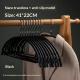 Household Solid-Colored Portable Plastisol-Coated Semi-Circular Hangers With Hooks