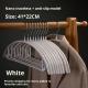 Household Solid-Colored Portable Plastisol-Coated Semi-Circular Hangers With Hooks