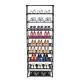 10 Tier Stackable Shoe Rack Storage Shelves Shelf Organizer Stackable Long Shoe Shelf For Hallway Entryway Closet Garage Bedroom Cloakroom Stainless Steel Frame Holds 50 Pairs Of Shoes