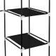 69 Inch Portable Clothes Closet Wardrobe Storage Organizer With Non-Woven Fabric Quick And Easy To Assemble Extra Strong And Durable Black