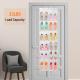 Over The Door Shoes Bag For Behind The Door 24-Pocket Crystal Clear Organizer 6-Layer Hanging Storage Shelf For Shoes Slippers Small Toys Closet Cabinet