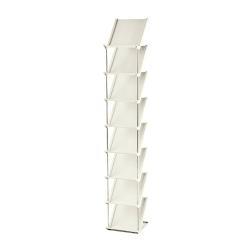 8 Tier Vertical Shoe Rack Narrow Free Standing Storage Organizer For Entryway Space-Saving Stackable Shoe Holder Corner Shoe Tower For Entryway Bedroom Hallway Living Room