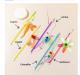 Cat Teaser Wand Toy With Shiny, Reflective Plastic Pieces