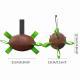 Interactive Chase Ribbon Pulling Rugby Dog Toy