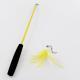 New 3-section Portable Retractable Pet Cat Toy Cat Teaser Wand