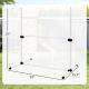 4 Piece Dog Agility Training Equipment for Dog Agility Course with Adjustable Height Jump Bars, Included Carry Bag, & Displacing Top Bar, White
