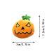 Pumpkin Ghost Face Shape Halloween Cat Toy Bite-resistant Molar Relieving Stuffy Pet