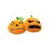Pumpkin Ghost Face Shape Halloween Cat Toy Bite-resistant Molar Relieving Stuffy Pet