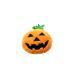 Pumpkin Ghost Face Shape Halloween Cat Toy Bite-resistant Molar Relieving Stuffy Pet