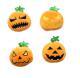 Pumpkin Ghost Face Shape Halloween Cat Toy Bite-resistant Molar Relieving Stuffy Pet