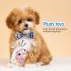 Pet Plush Vocalization Bite-resistant Acanthosphere TPR Molar Toy