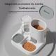 Automatic Cordless Pet Feederanti-tip Design To Prevent Spills