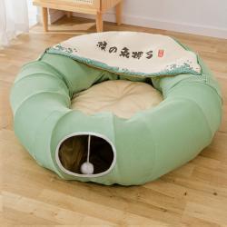 Cats Nest Tunnel Toy Removable And Washable Folding Bed