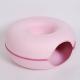 Donut Cat Tunnel Bed Pets House Natural Felt Pet Cat Cave Interactive Toys Round Wool Felt Pet Bed Cat Training Toy Cat House