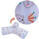 Rabbit Cat Tunnel Suede Cat Three Channel Foldable Pet Supplies
