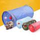 Pet Puzzle Cat Toy Collapsible Cat Tunnel Ringing Paper Cat Passage
