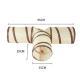 Y-shaped Foldable Cat Tunnel Fabric Pet Cat Toy Drill Hole Funny Cat Pet Nest