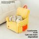 Striped Pet Bed Warm Cat Bed Four Seasons Universal Removable And Washable