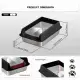 Stainless Steel Cat Litter Box - Non-Stick, Scratch Resistant, Easy To Clean, Odorless & Durable