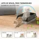 Stainless Steel Cat Litter Box - Non-Stick, Scratch Resistant, Easy To Clean, Odorless & Durable