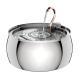 4L Water Drop Large Capacity Pet Stainless Steel Water Dispenser