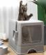 Large Double Door Drawer Foldable Cat Litter Basin