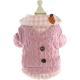 Dog Clothes Sweater Fake Two Pieces Fleece-lined Warm Cotton