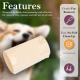 Portable Wooden Pet Hair Comb