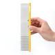 Golden M-size Pet Grooming Comb With Rounded Pins