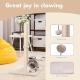 Vertical Sisal Cat Scratch Post Cat Tree For Cats To Climb