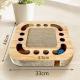 Grab And Play 2-in-1 Treasure Cat Round Scratch Pad Toy