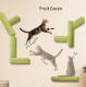 Cat Scratching Post Self-Adhesive Wall Mounted, Space Savings