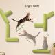 Cat Scratching Post Self-Adhesive Wall Mounted, Space Savings