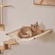 Wooden Cat Tree Wall-Mounted Solid Wood Scratching Post