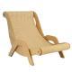 Sisal Cat Lounge Chair Sofa Kitten Hammock Pet Scratching Post Pad Sleep Bed UK