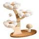 Compact, Space-saving Cat Tree With A Cozy Nest And A Durable Mushroom-shaped Scratching Post